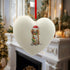 Sprocker in Santa Hat Christmas Heart Bauble